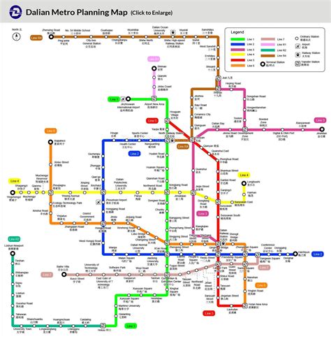 dalian subway map
